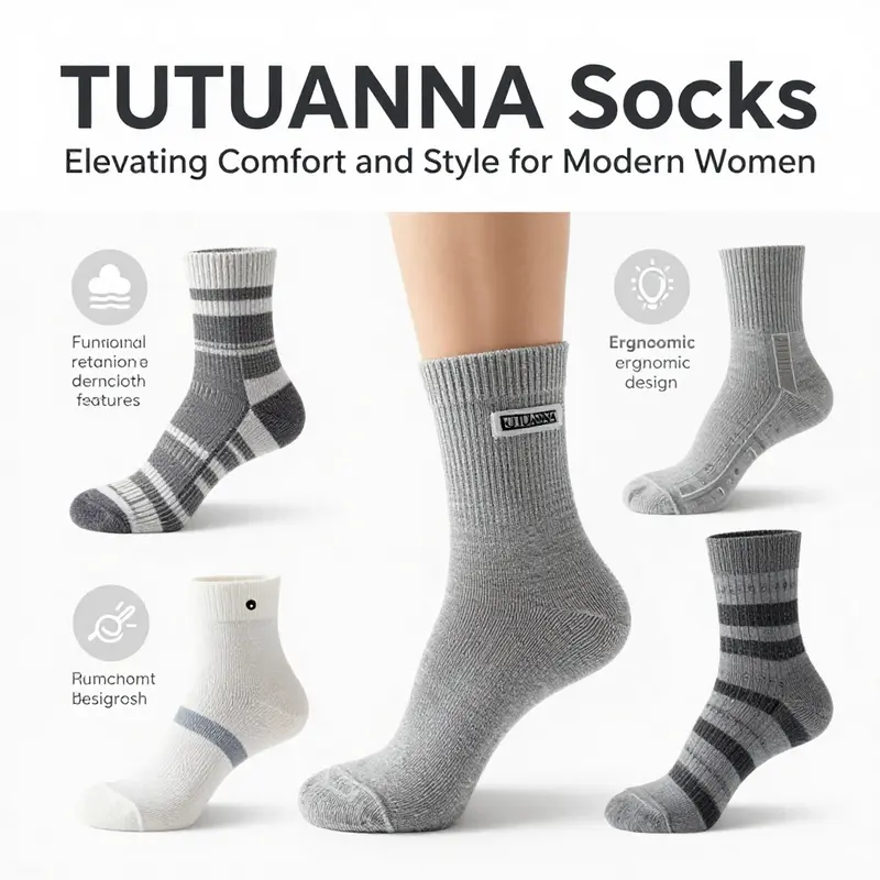 The evolution of TUTUANNA socks from inception to present-day styles.