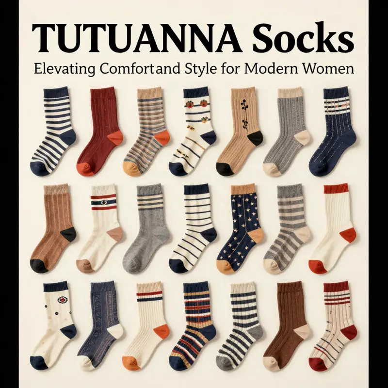 The evolution of TUTUANNA socks from inception to present-day styles.