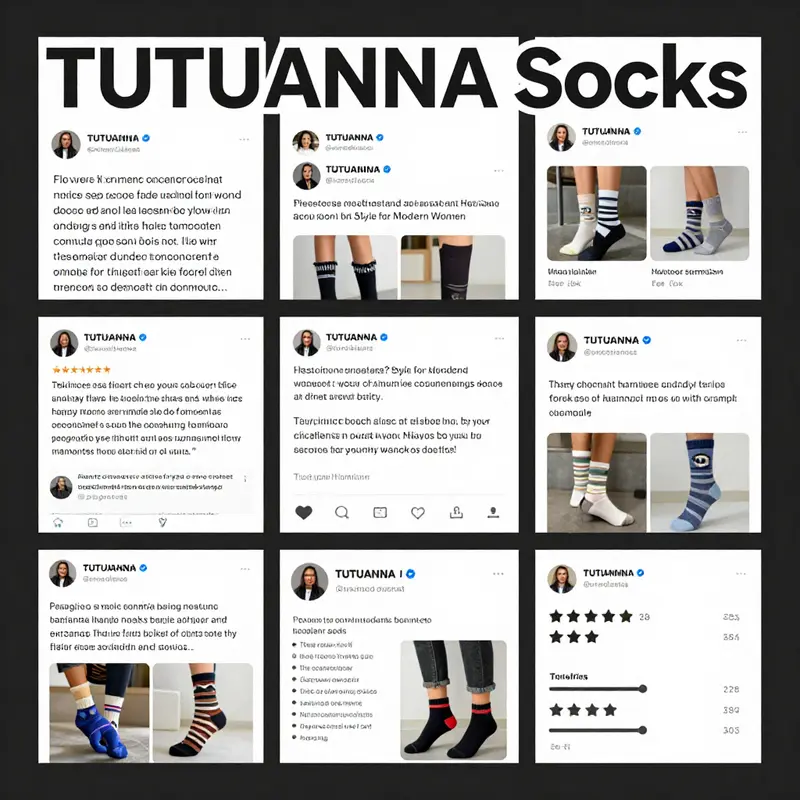 The evolution of TUTUANNA socks from inception to present-day styles.