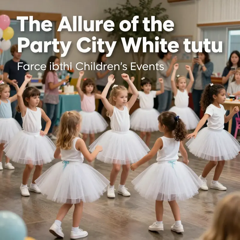 Children in various settings showcasing the versatility of the Party City white tutu.