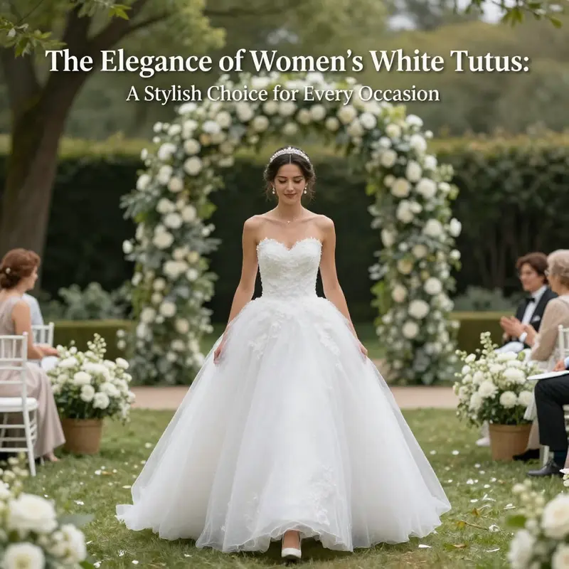 Women showcasing the latest trends in white tutu fashion with modern styling.