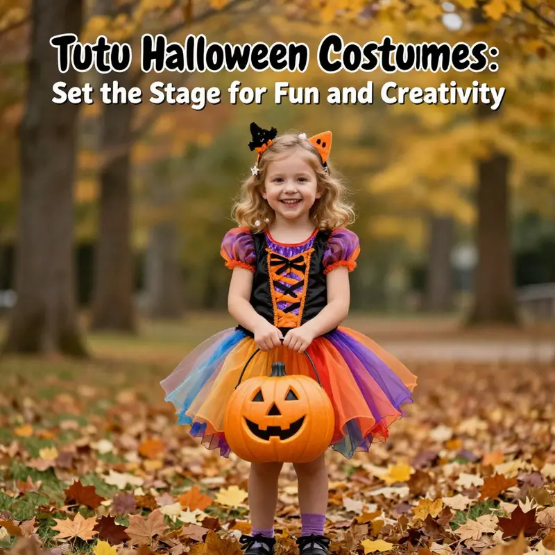 An array of popular tutu Halloween costumes highlighting various whimsical themes.