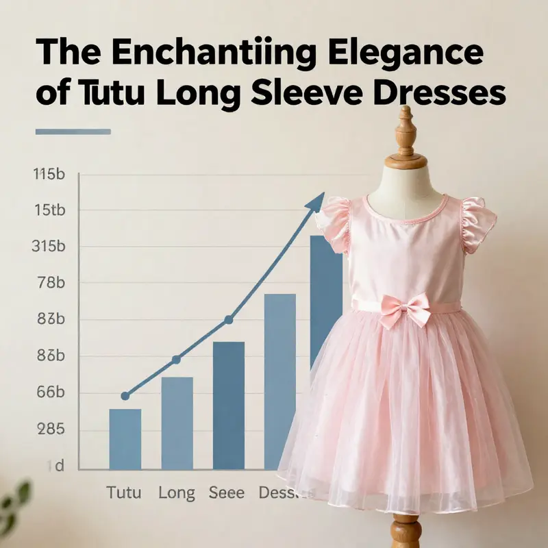 Detailed examination of tutu long sleeve dress’ key features including the fabric and structure.