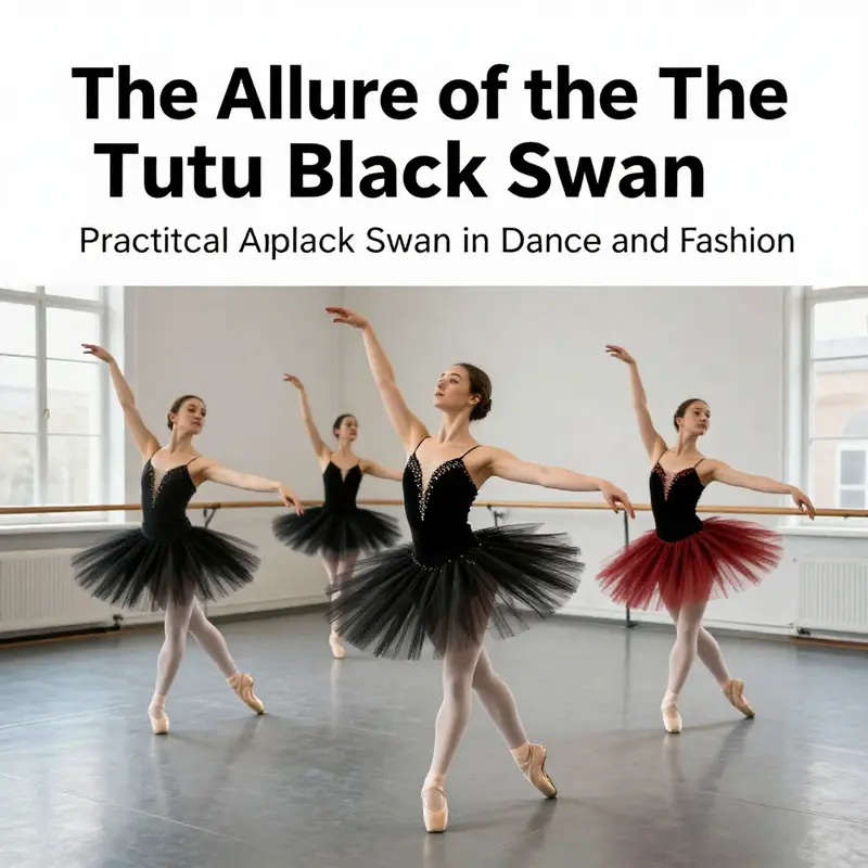 The artistic elegance of the Tutu Black Swan, inspired by classical ballet.