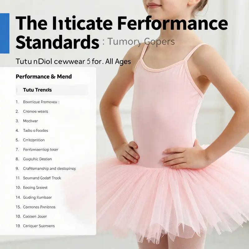 Different styles of tutu dancewear highlighting the elegance and functionality designed for performers.