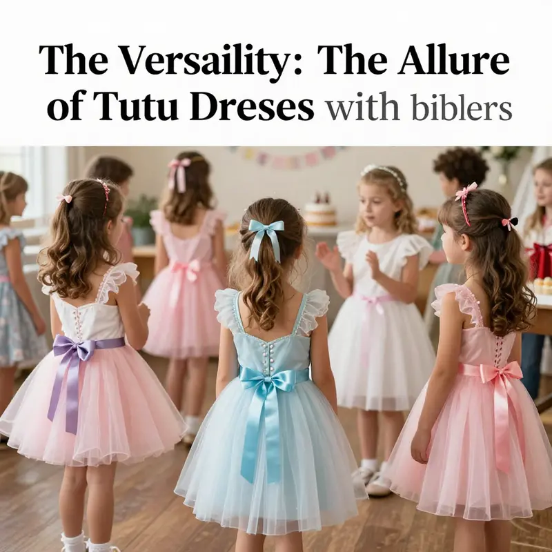 A mesmerizing display of tutu dresses showcasing different styles and ribbon accents that enhance their aesthetic appeal.