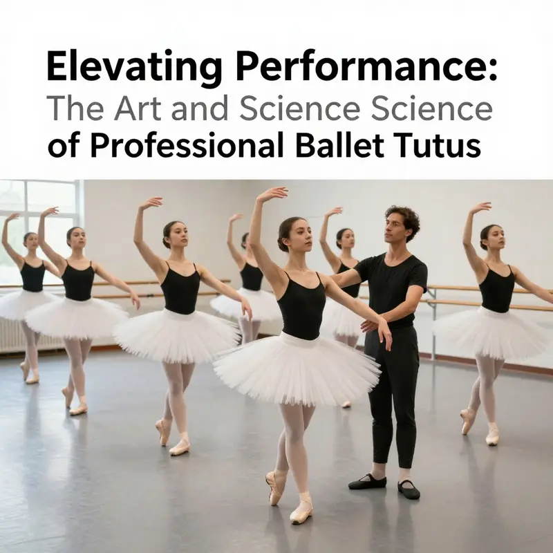 A dancer demonstrates the grace of the classical tutu, an embodiment of ballet’s rich historical roots.