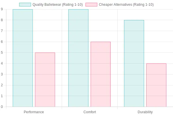Balletwear Ratings Comparison