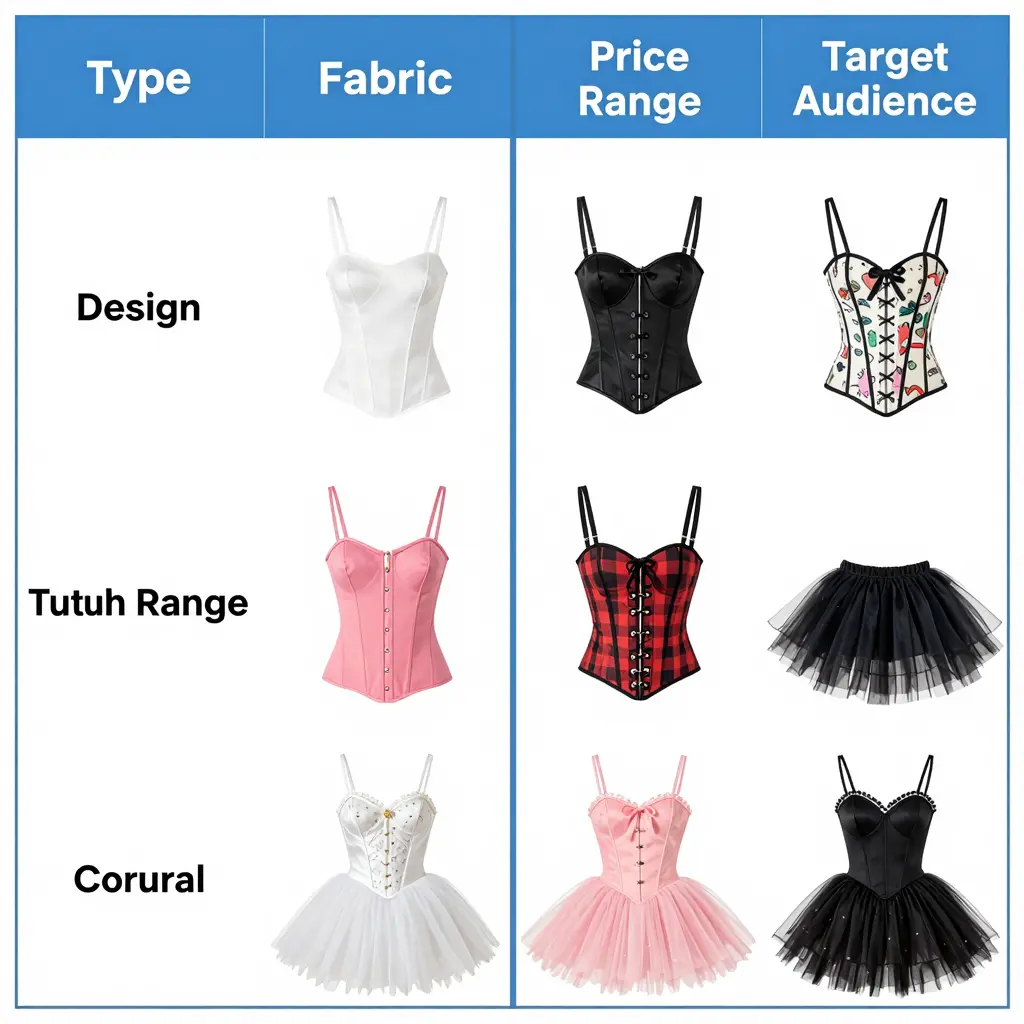 Corset and Tutu Dress Comparison
