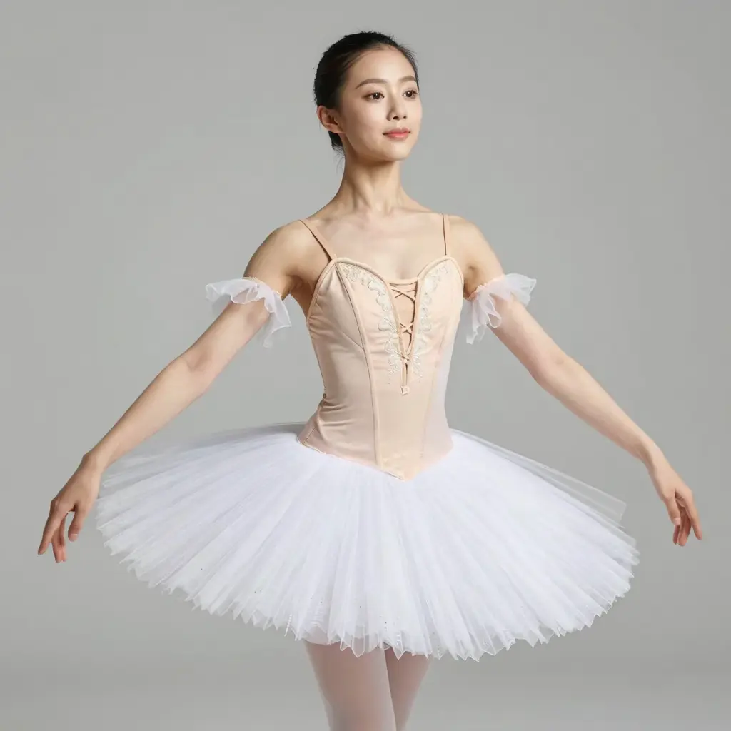 Professional Dancer in Corset Tutu Costume