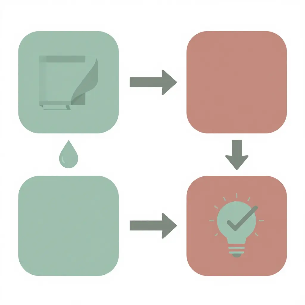 Colour matching workflow diagram