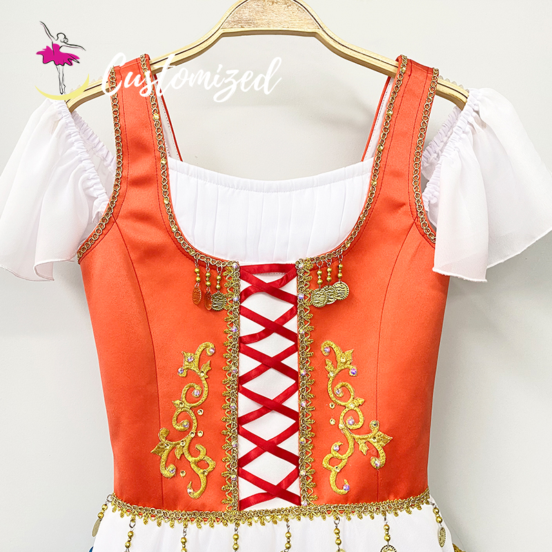 Classic Romantic Dress for Esmeralda Handmade Professional Ballet Tutu - Image 5