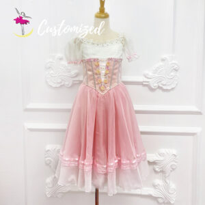 La Fille Ballet Costume Ombre Pink Romantic Tutu Dress for Coppelia