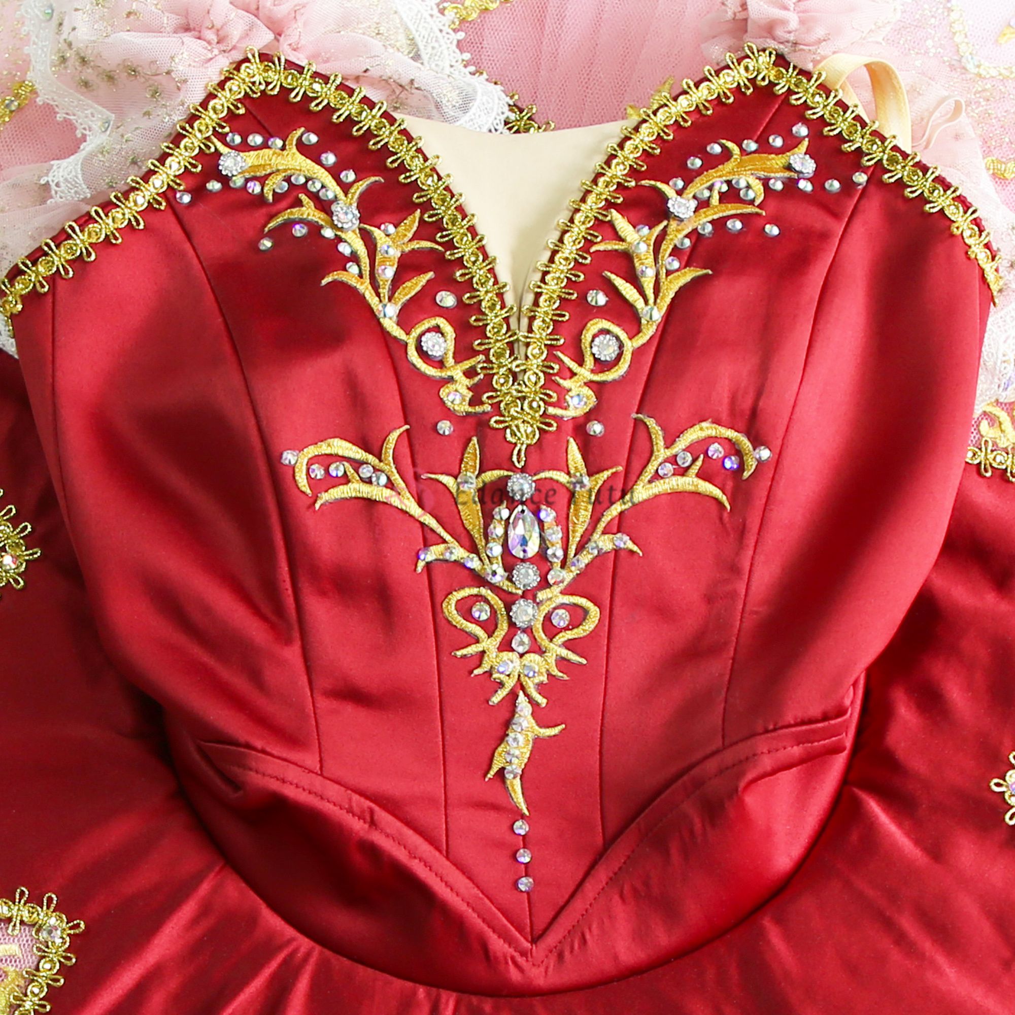 Ge Beilia Variation Act 3 Red classical ballet tutus for sale #T0287 - Image 3