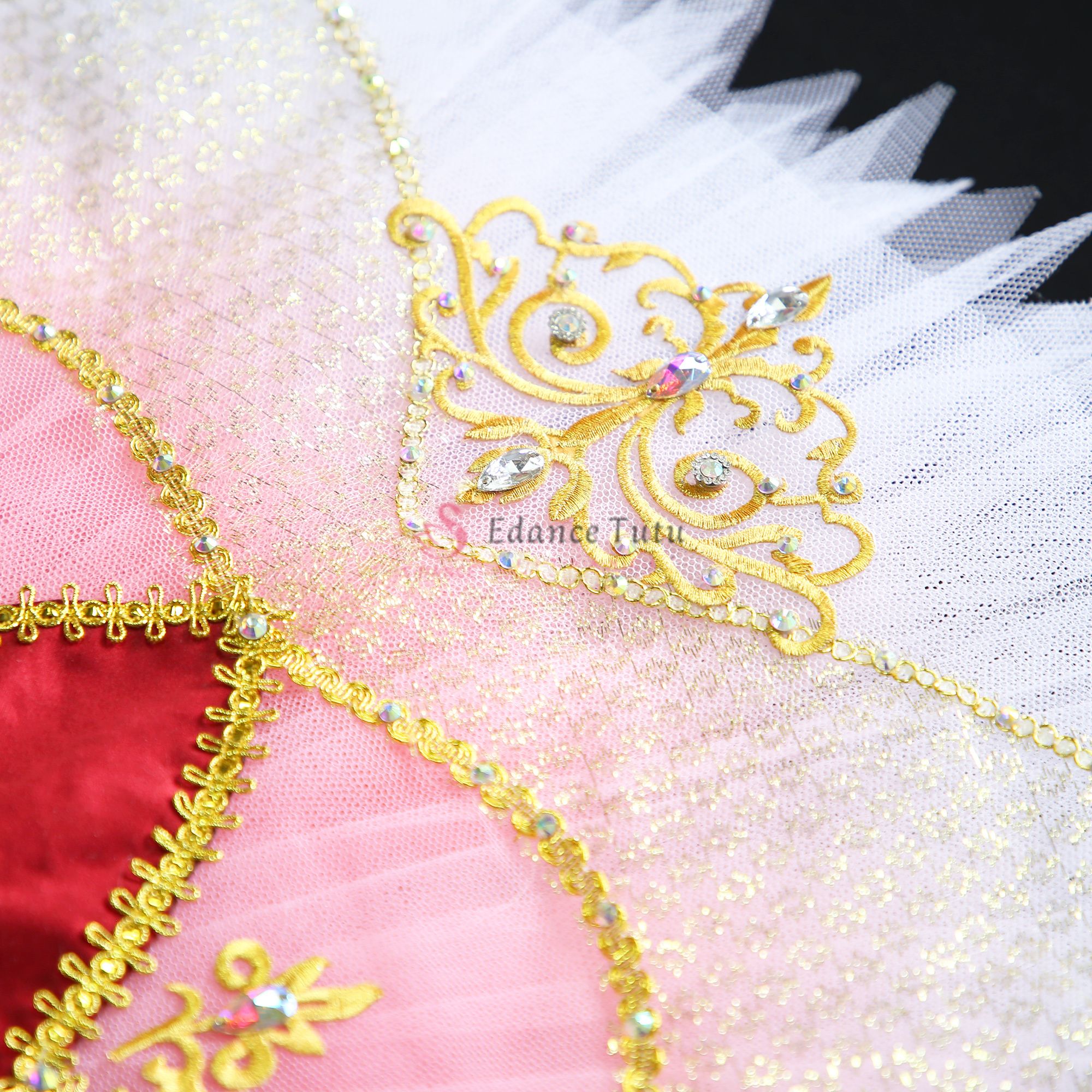 Ge Beilia Variation Act 3 Red classical ballet tutus for sale #T0287 - Image 2