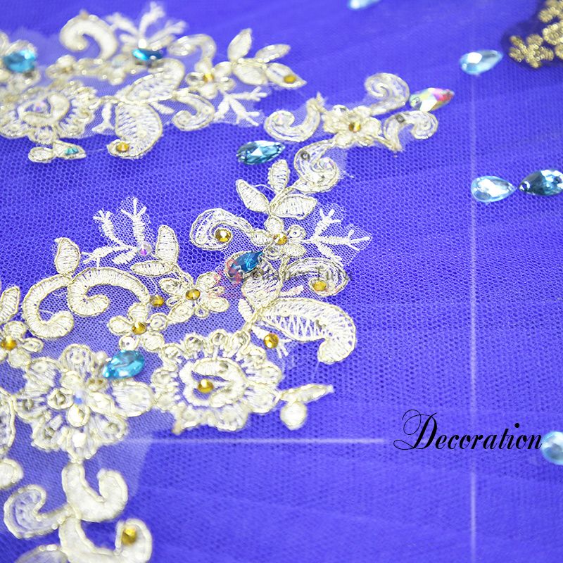 Purple Fairy Dance Costumes For Ballet Golden Trims #T0350 - Image 2