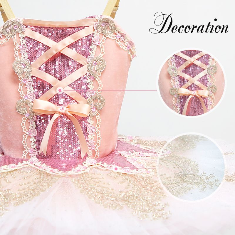 Pink Girls & Women Performance Ballet Tutu - Image 3