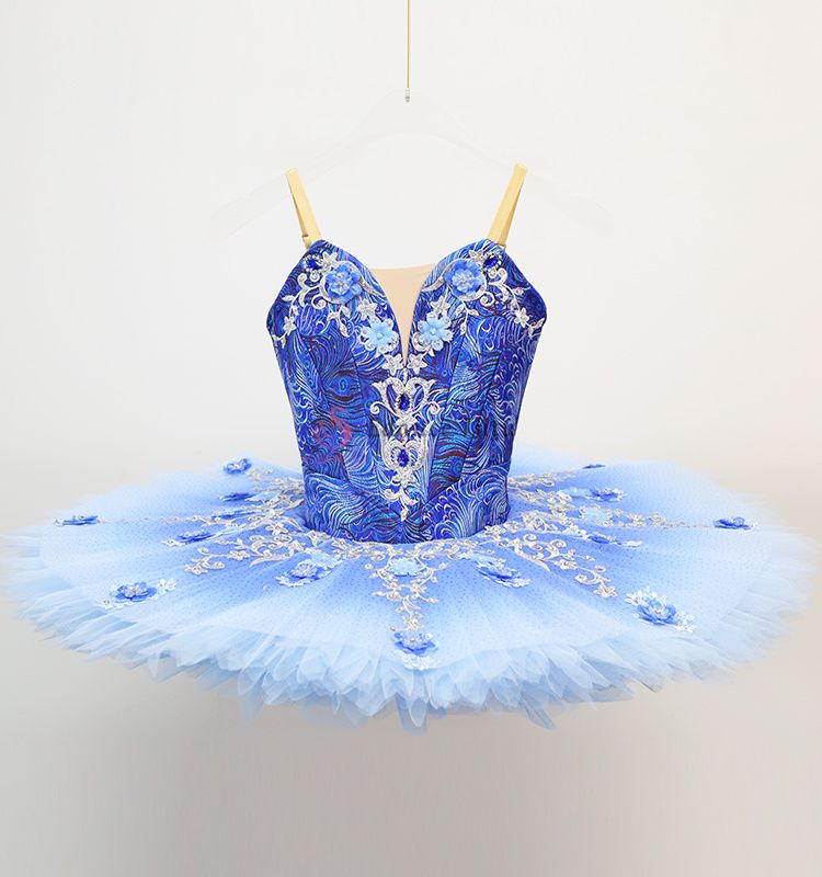 Pale Ombre Florina Blue Ballet Professional Tutu Costume #T0390