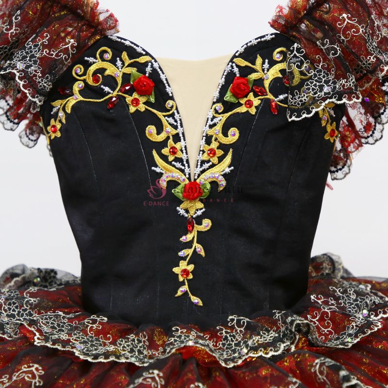 Don Quixote Dance Costumes For Ballet Variation Yagp Competition-Level #T0413 - Image 5