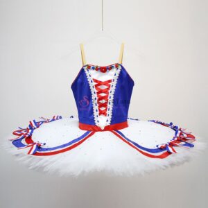 Professional Faris Flames Costumes Pas De Deux Ballet Stager #T0433