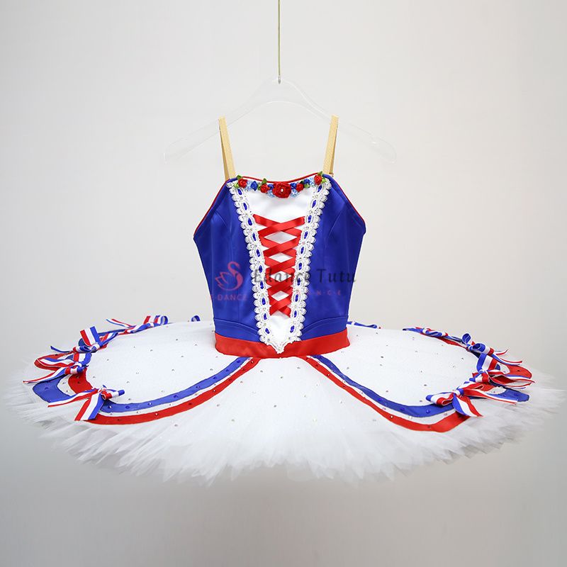Professional Faris Flames Costumes Pas De Deux Ballet Stager #T0433
