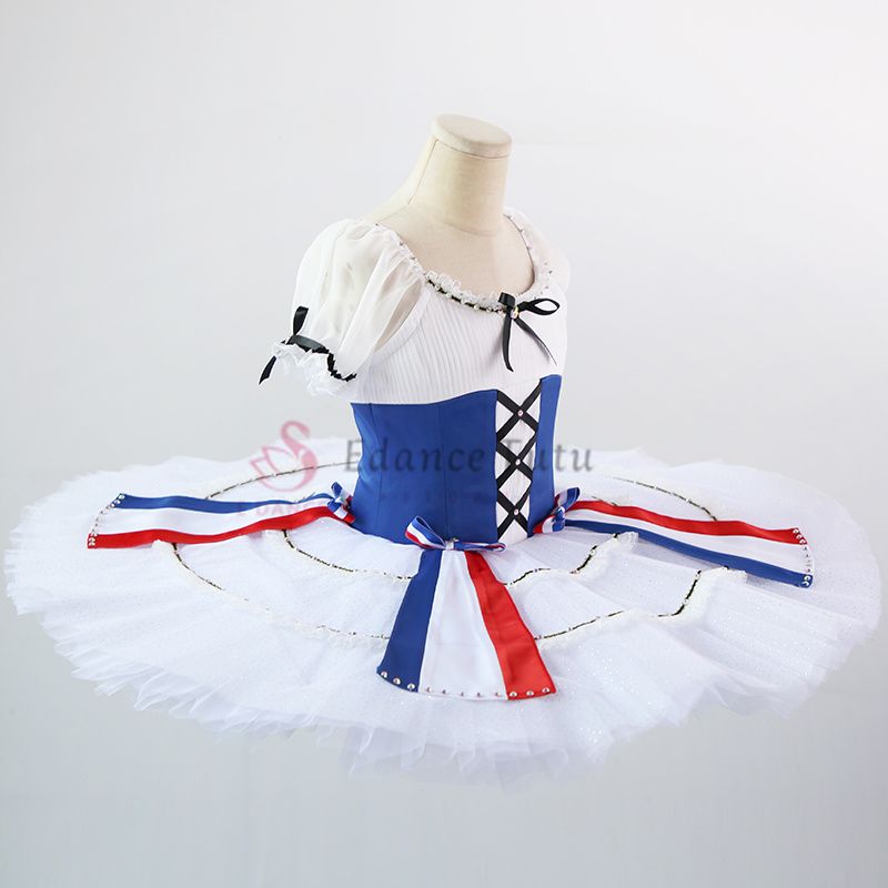 High Quality Performance Classical Ballet Costume Flames Of Paris #T0466 - Image 6