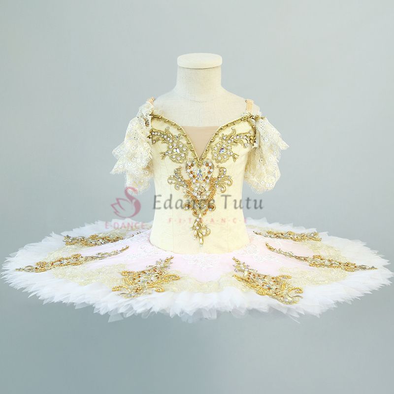 Golden Classical Ballet Tutu Competition-level #T0517