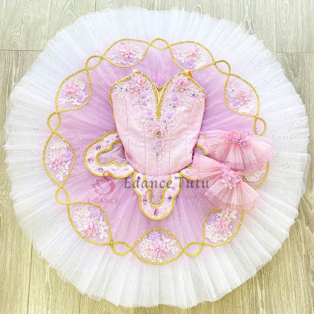 Pink Tutu Ballet Costume Sleep Beauty High-end #T0578