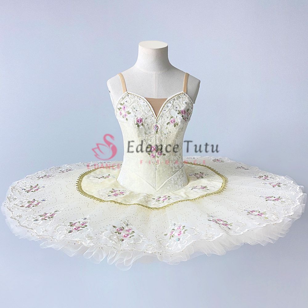 White Gold Classical Ballet Costume Sleep Beauty Cost-Effect #T0616